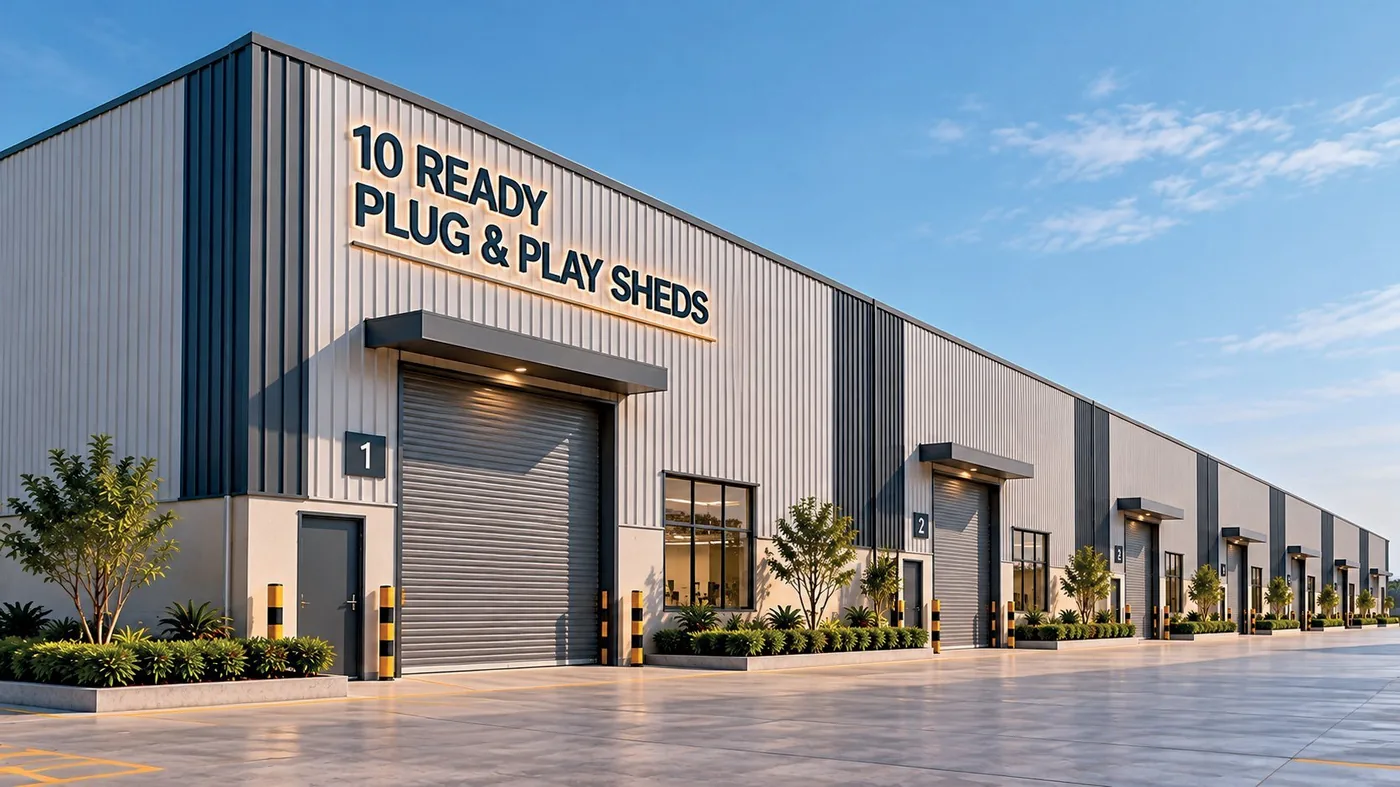 Plug & play sheds